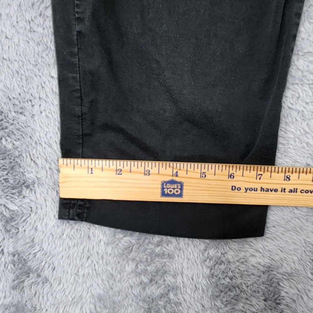White Stag Capris Women 6 Black Soot Stretch Cropped Pants WS513240 Cotton Blend - Picture 10 of 11